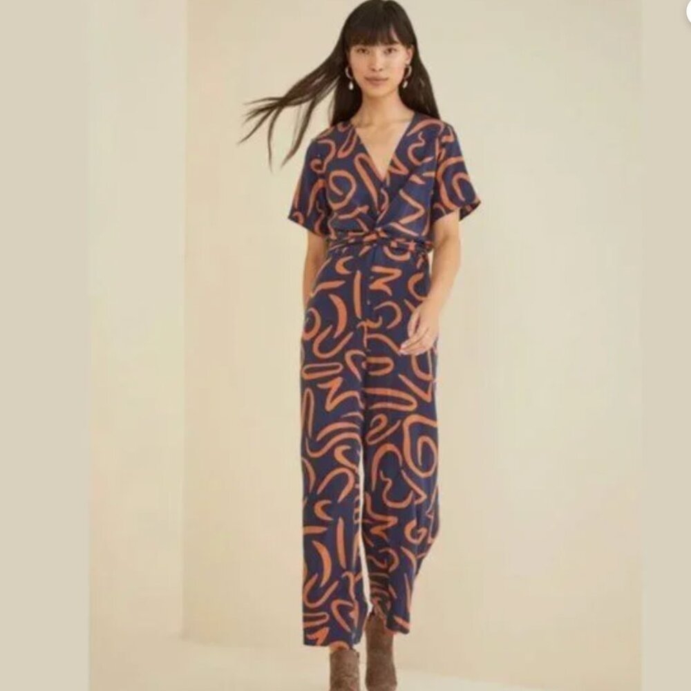 Amour Vert Fantastia Jumpsuit in Matisse pattern